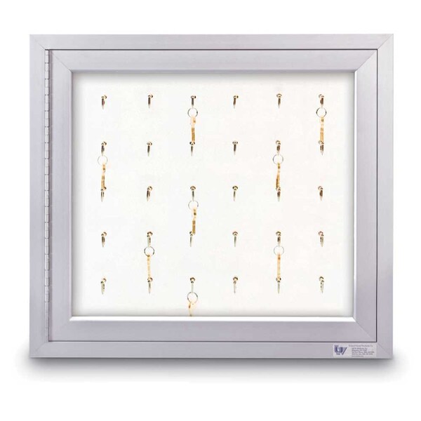 Sliding Door Indoor Enclosed Corkboard, 9